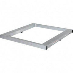 Vestil - 4,000 Lb Capacity Aluminum Pallet Dolly - 48" Long x 48" Wide x 4-1/4" High, 3" Wheels - Eagle Tool & Supply
