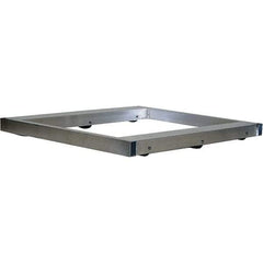 Vestil - 6,000 Lb Capacity Aluminum Pallet Dolly - 48" Long x 48" Wide x 4-1/4" High, 3" Wheels - Eagle Tool & Supply