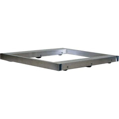 Vestil - 4,000 Lb Capacity Aluminum Pallet Dolly - 42" Long x 36" Wide x 4-1/4" High, 3" Wheels - Eagle Tool & Supply