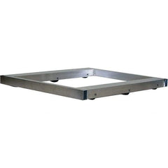 Vestil - 4,000 Lb Capacity Aluminum Pallet Dolly - 48" Long x 40" Wide x 4-1/4" High, 3" Wheels - Eagle Tool & Supply