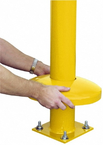 Vestil - Bollard Mounting Kits & Hardware Type: Dome Base Cover For Use With: 5-1/2" Diameter Bollards - Eagle Tool & Supply