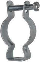 Cooper B-Line - Steel Rigid/EMT Conduit Hanger with Bolt - 1" EMT, 1" Rigid, 1/4" Rod, Zinc Plated Finish - Eagle Tool & Supply