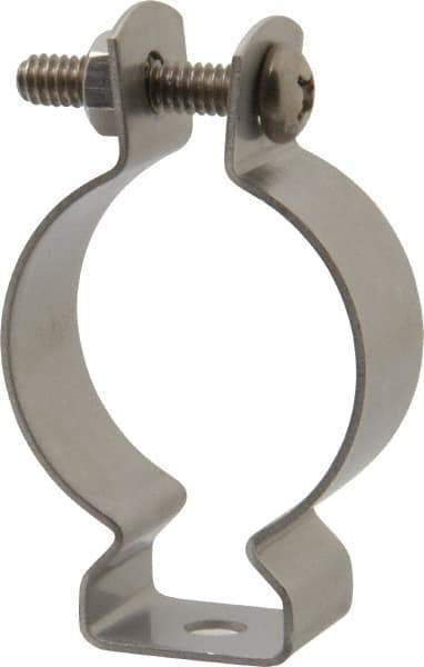 Cooper B-Line - Stainless Steel Rigid/EMT Conduit Hanger with Bolt - 1-1/2" EMT, 1-1/4" Rigid, 1/4" Rod - Eagle Tool & Supply