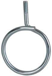 Cooper B-Line - 2" Pipe, Steel Threaded Bridle Rings - Silver, Zinc Plated, 50 Lb Capacity - Eagle Tool & Supply