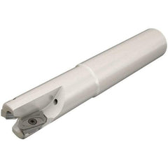 Iscar - 1-1/2" Cut Diam, 0.531" Max Depth of Cut, 1-1/4" Shank Diam, 6-1/2" OAL, Indexable Square Shoulder End Mill - HM90 AXCR 1505.. Inserts, Cylindrical Shank, 90° Lead Angle, Through Coolant, Series Helialu - Eagle Tool & Supply