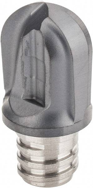 Iscar - MM HCR Grade IC908 Carbide Ball Nose Milling Tip Insert - TiAlN Finish, 2 Flutes, 3/8" Cutting Diam, 0.38" Depth of Cut, 0.189" Cnr Rad - Eagle Tool & Supply