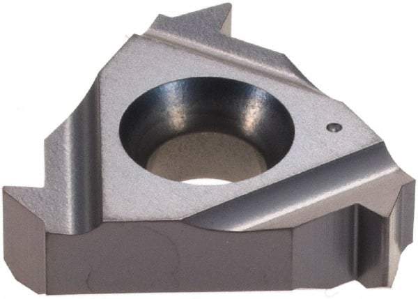 Iscar - 16ER External Right Hand 12 American Buttress Laydown Threading Insert - Grade IC908, TiAlN Coated Carbide, 9.53mm Inscribed Circle - Eagle Tool & Supply