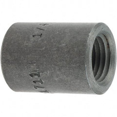 Made in USA - Size 1/4", Class 3,000, Forged Carbon Steel Black Pipe End Cap - 3,000 psi, Threaded End Connection - Eagle Tool & Supply