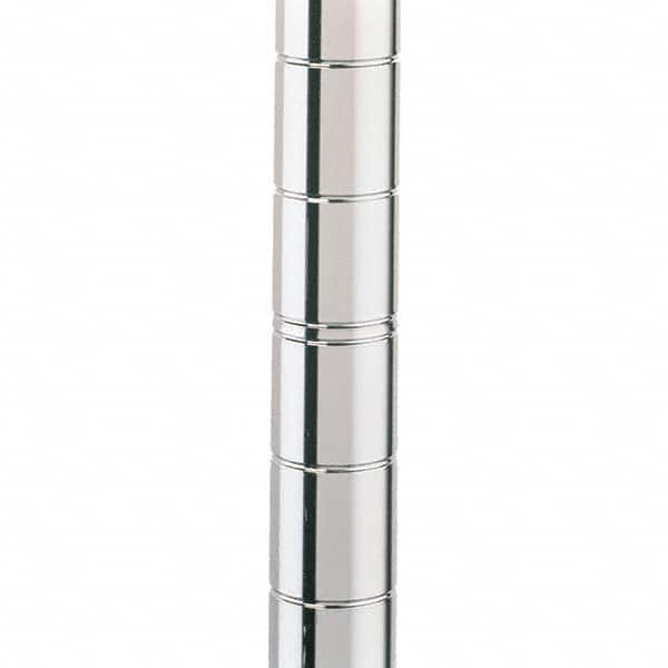 Metro - 1" Wide x 63" High x 1" Long Open Shelving Mobile Shelving Post - Eagle Tool & Supply