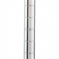 Metro - 1" Wide x 63" High x 1" Long Open Shelving Mobile Shelving Post - Eagle Tool & Supply