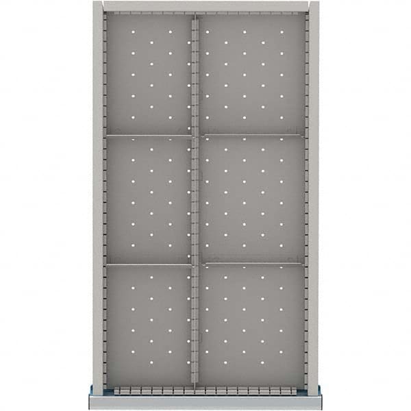 LISTA - 6-Compartment Drawer Divider Layout for 3.15" High Drawers - Eagle Tool & Supply