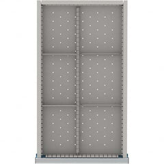 LISTA - 6-Compartment Drawer Divider Layout for 3.15" High Drawers - Eagle Tool & Supply
