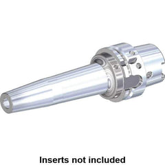 Kennametal - 1/2" Hole Diam, HSK40A Taper Shank Shrink Fit Tool Holder & Adapter - 89.92mm Projection, 23.88mm Nose Diam, 1.42" Clamping Depth, 25,000 RPM, Through Coolant - Exact Industrial Supply