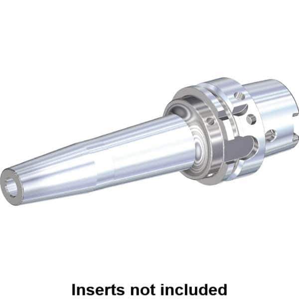 Kennametal - 12mm Hole Diam, HSK63A Taper Shank Shrink Fit Tool Holder & Adapter - 120mm Projection, 24mm Nose Diam, 36mm Clamping Depth, 25,000 RPM, Through Coolant - Exact Industrial Supply
