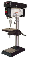 Jet - 15" Swing, Step Pulley Drill Press - 16 Speed, 3/4 hp, Single Phase - Eagle Tool & Supply