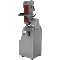 Jet - 48 Inch Long x 6 Inch Wide Horizontal and Vertical Belt Sanding Machine - 2,850 Ft./min Belt Speed, 1-1/2 Hp, Single Phase - Eagle Tool & Supply