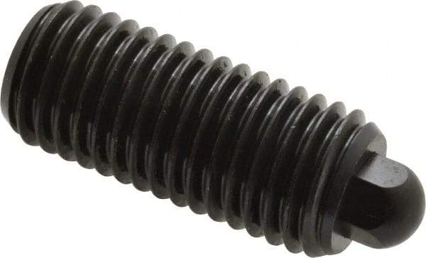 Vlier - 3/4-10, 1-3/4" Thread Length, 5/16" Plunger Projection, Steel Threaded Spring Plunger - 3/8 (Hex)" Max Plunger Diam, 1-3/4" Plunger Length, 6.7 Lb Init End Force, 37.3 Lb Final End Force, 3/8" Hex - Eagle Tool & Supply