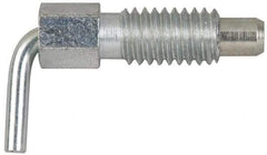 Vlier - 3/8-16, 0.62" Thread Length, 1/4" Plunger Diam, 0.25 Lb Init to 1.25 Lb Final End Force, Steel L Handle Plunger - 1.13" Body Length, 3/4" Length Under Head, 0.3" Plunger Projection - Eagle Tool & Supply