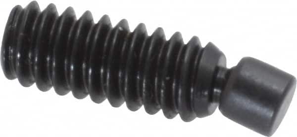 Vlier - 1/4-20, 3/4" OAL, Alloy Steel, Swivel Pad - Eagle Tool & Supply