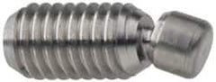 Gibraltar - 3/8-16, 2" OAL, Stainless Steel, Swivel Pad - Black Oxide Finish, 0.293" Pad Diam, 1-3/4" Thread Length, 7.5° Swivel Angle, 3/16" Hex Key - Eagle Tool & Supply