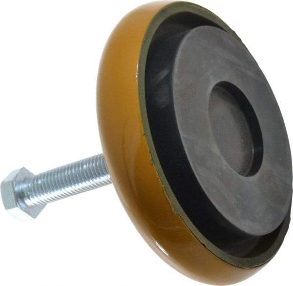 Barrymount - Stud Mount Leveling Pad & Mount - 4,200 Max Lb Capacity, 6-5/16" Base Diam - Eagle Tool & Supply