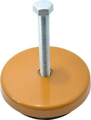 Barrymount - Stud Mount Leveling Pad & Mount - 13,000 Max Lb Capacity, 9" Base Diam - Eagle Tool & Supply