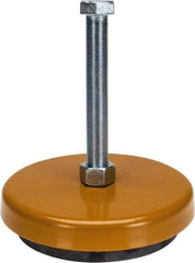 Barrymount - Stud Mount Leveling Pad & Mount - 13,000 Max Lb Capacity, 9" Base Diam - Eagle Tool & Supply