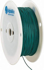 Alpha Wire - 24 AWG, 1 Strand, 305 m OAL, Tinned Copper Hook Up Wire - Green PVC Jacket, 0.052" Diam - Eagle Tool & Supply