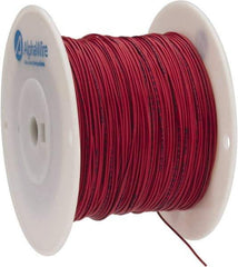 Alpha Wire - 22 AWG, 7 Strand, 305 m OAL, Tinned Copper Hook Up Wire - Red PVC Jacket, 0.062" Diam - Eagle Tool & Supply