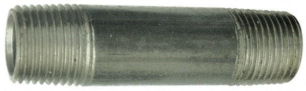 B&K Mueller - Schedule 40, 2" Diam x 11" Long Steel Black Pipe Nipple - Threaded - Eagle Tool & Supply