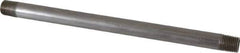 Value Collection - Schedule 40, 1/4" Diam x 8" Long Steel Black Pipe Nipple - Threaded - Eagle Tool & Supply