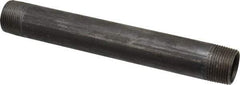 B&K Mueller - Schedule 40, 1" Diam x 9" Long Steel Black Pipe Nipple - Threaded - Eagle Tool & Supply