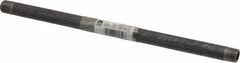 B&K Mueller - Schedule 40, 1/4" Diam x 10" Long Steel Black Pipe Nipple - Threaded - Eagle Tool & Supply