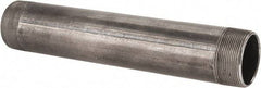 B&K Mueller - Schedule 40, 2" Diam x 12" Long Steel Black Pipe Nipple - Threaded - Eagle Tool & Supply