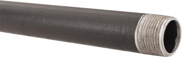 B&K Mueller - Schedule 40, 3/4" Diam x 24" Long Steel Black Pipe Nipple - Threaded - Eagle Tool & Supply