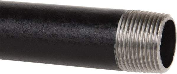 B&K Mueller - Schedule 40, 3/4" Diam x 30" Long Steel Black Pipe Nipple - Threaded - Eagle Tool & Supply