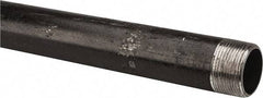 B&K Mueller - Schedule 40, 1-1/4" Diam x 30" Long Steel Black Pipe Nipple - Threaded - Eagle Tool & Supply