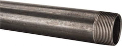 B&K Mueller - Schedule 40, 1-1/2" Diam x 30" Long Steel Black Pipe Nipple - Threaded - Eagle Tool & Supply