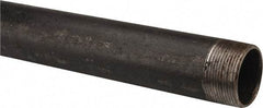 B&K Mueller - Schedule 40, 1-1/2" Diam x 36" Long Steel Black Pipe Nipple - Threaded - Eagle Tool & Supply