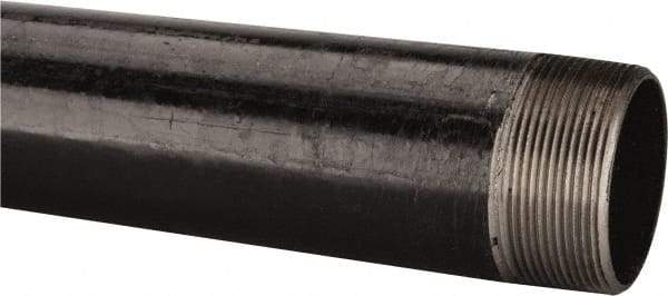 B&K Mueller - Schedule 40, 2" Diam x 36" Long Steel Black Pipe Nipple - Threaded - Eagle Tool & Supply