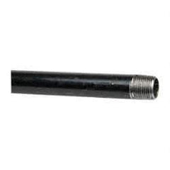 B&K Mueller - Schedule 40, 1/2" Diam x 60" Long Steel Black Pipe Nipple - Threaded - Eagle Tool & Supply