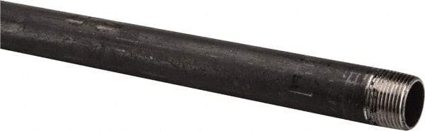 B&K Mueller - Schedule 40, 3/4" Diam x 60" Long Steel Black Pipe Nipple - Threaded - Eagle Tool & Supply