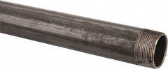 B&K Mueller - Schedule 40, 1-1/2" Diam x 60" Long Steel Black Pipe Nipple - Threaded - Eagle Tool & Supply