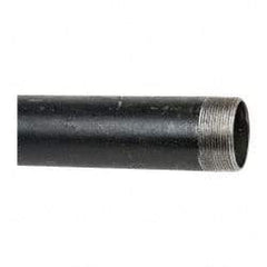 B&K Mueller - Schedule 40, 2" Diam x 60" Long Steel Black Pipe Nipple - Threaded - Eagle Tool & Supply