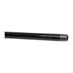 B&K Mueller - Schedule 40, 1/2" Diam x 72" Long Steel Black Pipe Nipple - Threaded - Eagle Tool & Supply