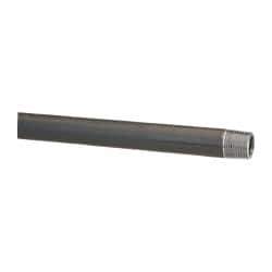 B&K Mueller - Schedule 40, 3/4" Diam x 72" Long Steel Black Pipe Nipple - Threaded - Eagle Tool & Supply