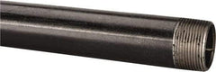 B&K Mueller - Schedule 40, 1-1/4" Diam x 72" Long Steel Black Pipe Nipple - Threaded - Eagle Tool & Supply