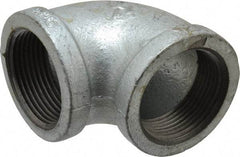 B&K Mueller - Class 150, 1-1/4" Galvanized Pipe 90° Elbow - Threaded, Malleable Iron - Eagle Tool & Supply