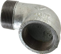 B&K Mueller - Class 150, 1-1/4" Galvanized Pipe 90° Street Elbow - Threaded, Malleable Iron - Eagle Tool & Supply