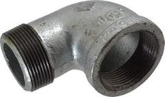Value Collection - Class 150, 1-1/2" Galvanized Pipe 90° Street Elbow - Threaded, Malleable Iron - Eagle Tool & Supply